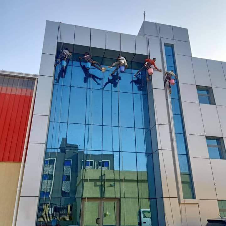 نظافة زجاج شغل اسبايدر